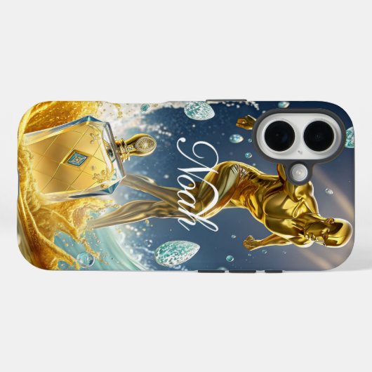 PearlWave Case-Mate iPhone Case (Achterkant (horizontaal))