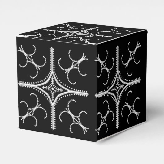  Pearly Classic 2x2 Party Favor Box Bedankdoosjes (Voorkant Zijde)