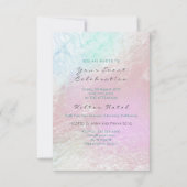 Pearly Metallic Tiffany roze Paarse pasta Glass Kaart (Voorkant)