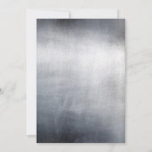 Pearly Opalescent Moody Glam Floral Wedding Kaart (Achterkant)