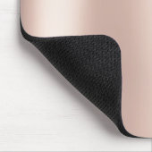 Pearly roze Rose Ballet Blush Gold Metallic Muismat (Hoek)