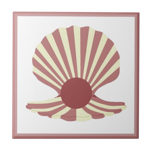 Pearly Shell Tegeltje (Voorkant)