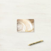 Pearly White Zee Shell Marine Natuur Post-it® Notes (Op bureau)