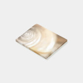 Pearly White Zee Shell Marine Natuur Post-it® Notes (Schuin)