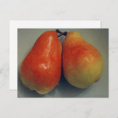 Pears Art Card Briefkaart (Voorkant / Achterkant)