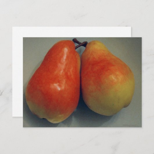 Pears Art Card Briefkaart (Voorkant / Achterkant)