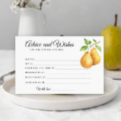 Pears Bridal Shower Advice and Wishes Briefpapier