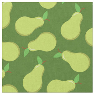 Pears Cute Fruit Kitchen Stof