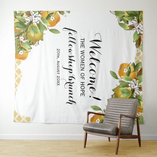 Pears Fruit Event Backdrop Wandkleed (In Situ (horizontaal))