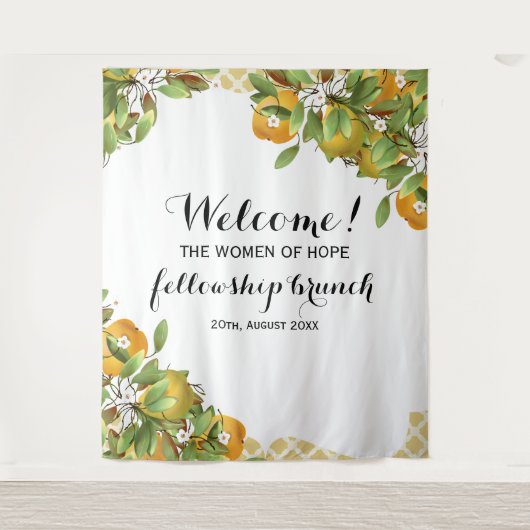 Pears Fruit Event Backdrop Wandkleed (Voorkant)