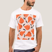 Pears Galore: Kleurrijk behang T-shirt (Voorkant)