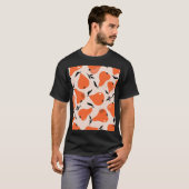 Pears Galore: Kleurrijk behang T-shirt (Voorkant volledig)