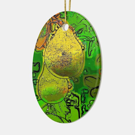 PEARS KERAMISCH ORNAMENT (Links)