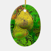 PEARS KERAMISCH ORNAMENT (Voorkant)