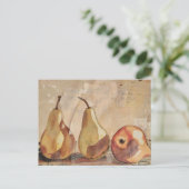 Pears Mixed Media Briefkaart (Staand voorkant)