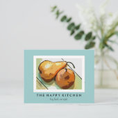 Pears Pair Briefkaart (Staand voorkant)