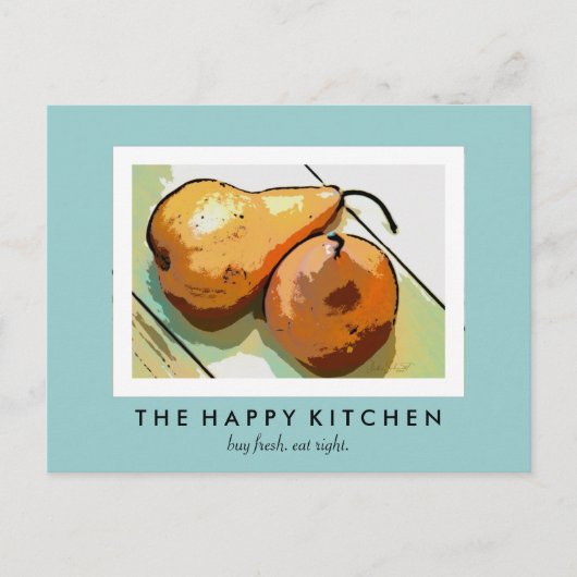 Pears Pair Briefkaart (Voorkant)