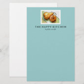 Pears Pair Briefpapier (Voorkant / Achterkant)