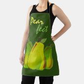 PEARS Perfect hand-getekende kunst Schort (Insitu)