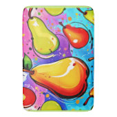 Pears Pop Art Badmat (Voorkant Verticaal)
