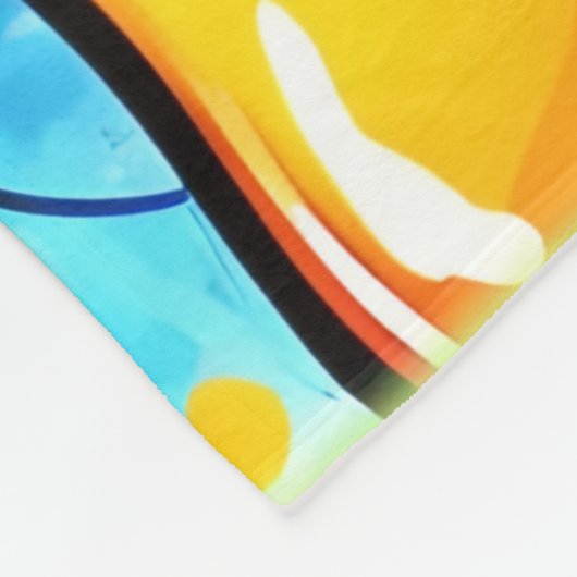 Pears Pop Art Fleece Deken (Hoek)