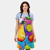 Pears Pop Art Schort (Gedragen)