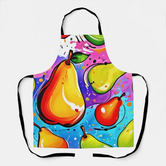 Pears Pop Art Schort (Voorkant)