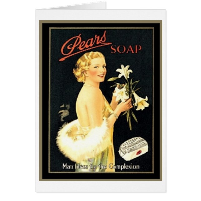 Pears Soap Lillies ad (Voorkant)