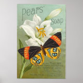 Pears Sopa Butterfly Poster (Voorkant)