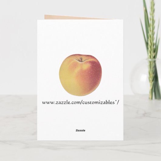 Pears Wenskaart Kaart (Achterkant)