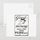 PEARS-ZEEP ADVERT - Circa 1895 Briefkaart (Voorkant / Achterkant)