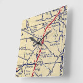 Pearsall TX overzicht Vierkante Klok (Hoek)