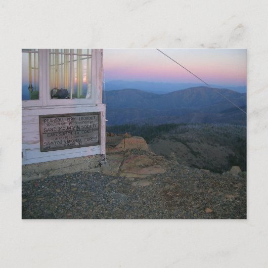 Pearsoll Peak Fire Lookout Briefkaart (Voorkant)
