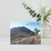 Pearsoll Peak Fire Lookout Briefkaart (Staand voorkant)