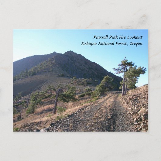 Pearsoll Peak Fire Lookout Briefkaart (Voorkant)