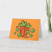 Peas And Carrots Kaart (Voorkant)