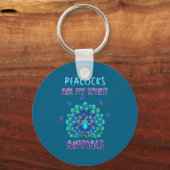 Peas Are My Srit Animals Funny Pea Lover Quote  Sleutelhanger (Voorkant)