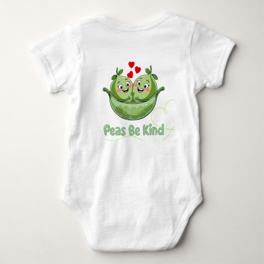 Peas be kind romper (Achterkant)
