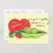 Peas Be My Podner Feestdagenkaart (Voorkant / Achterkant)