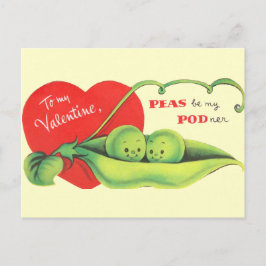 Peas Be My Podner Feestdagenkaart