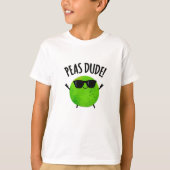 Peas Guy Funny Veggie Pea Pun T-shirt (Voorkant)