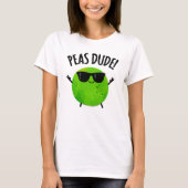 Peas Guy Funny Veggie Pea Pun T-shirt (Voorkant)