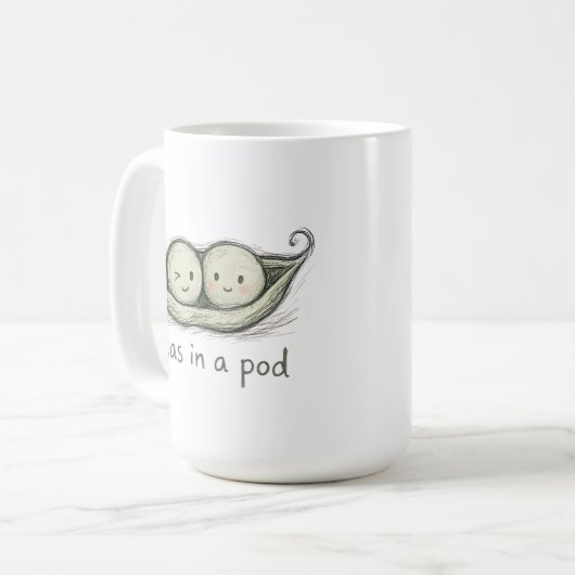 Peas in a Pod Koffiemok (Voorkant links)