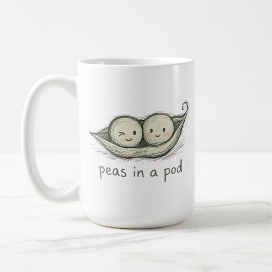 Peas in a Pod Koffiemok (Links)