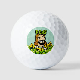 Peas is bij je. golfballen