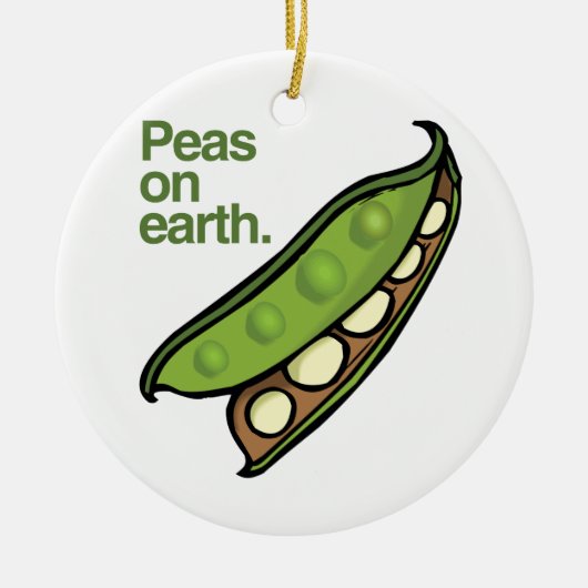 PEAS ON AARTH -.png Keramisch Ornament (Voorkant)