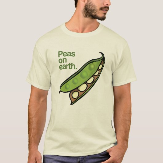 PEAS ON AARTH -.png T-shirt (Voorkant)