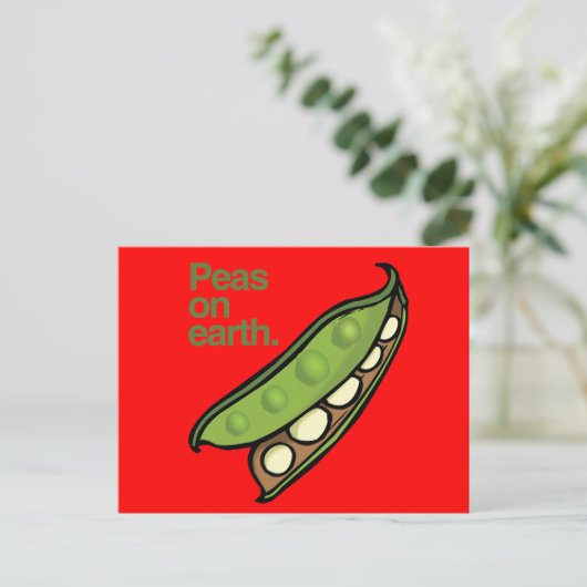 PEAS OP AARDE BRIEFKAART (Staand voorkant)