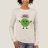Peas Out Funny Pun T-shirt – Quirky Food Joke T-sh (Voorkant)