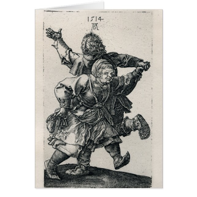 Peasant Couple Dancing by Albrecht Durer (Voorkant)